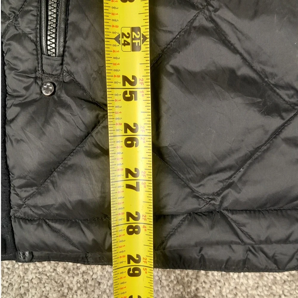 Alp-n-Rock Down Puffer Vest Womens Large Black‎ Quilted Full Zip